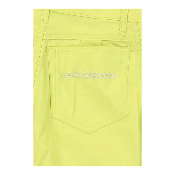 Roccobarocco Jeans - 26W UK 6 Yellow Cotton