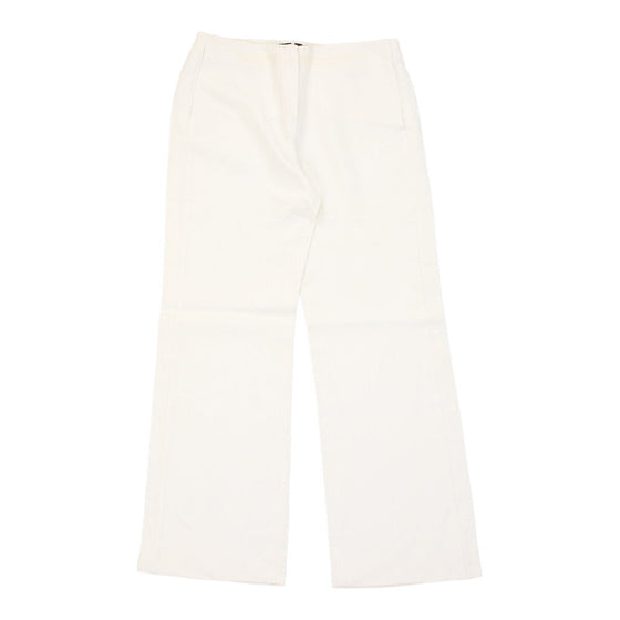 Kenzo Trousers - 32W UK 12 White Cotton