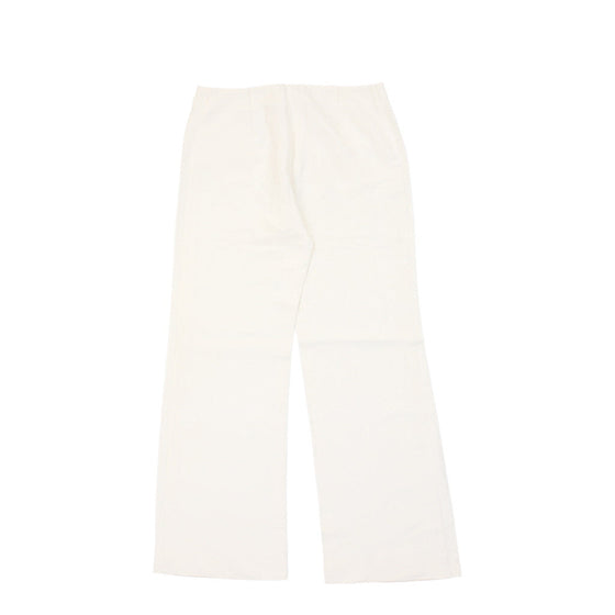 Kenzo Trousers - 32W UK 12 White Cotton