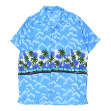 Vintage Blue Hawaii Aloha Hawaiian Shirt Oversize - Bichovintage - Online  vintage and retro clothing store