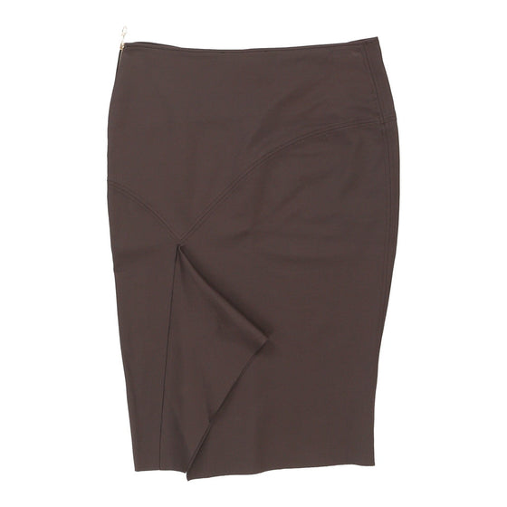 Gucci Mini Skirt - 31W UK 12 Brown Cotton