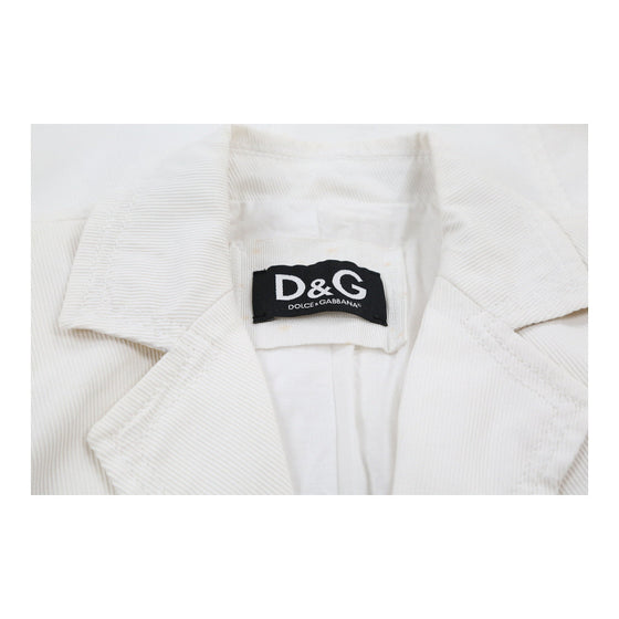 Dolce & Gabbana Blazer - Medium White Cotton