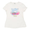 Kenzo Graphic T-Shirt - Small White Cotton