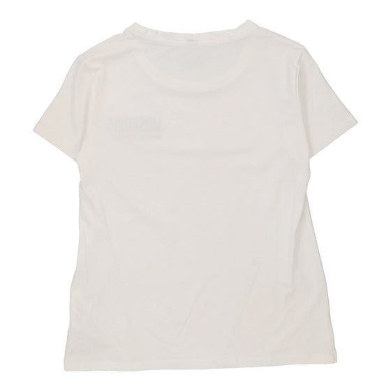 Moschino T-Shirt - Medium White Cotton