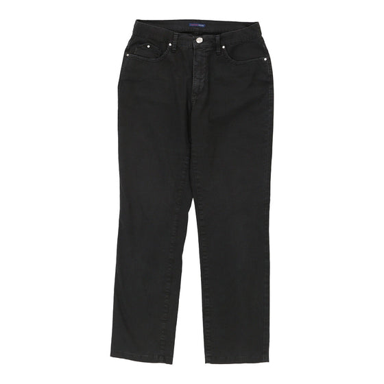 Trussardi Jeans - 30W UK 10 Black Cotton