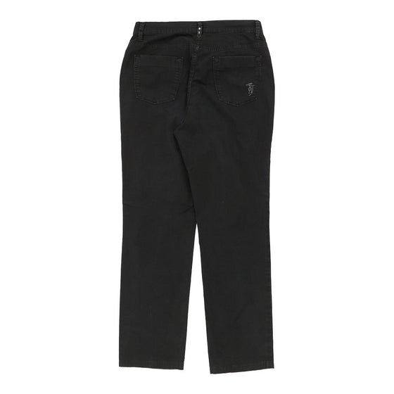 Trussardi Jeans - 30W UK 10 Black Cotton