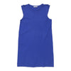 Lacoste Mini T-Shirt Dress - Large Blue Cotton