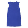 Lacoste Mini T-Shirt Dress - Large Blue Cotton