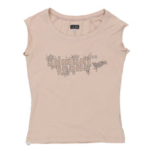  Armani Jeans T-Shirt - Small Pink Cotton