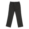 Dolce & Gabbana Pinstripe Trousers - 32W UK 12 Black Cotton