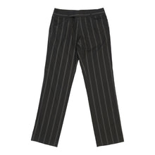  Dolce & Gabbana Pinstripe Trousers - 32W UK 12 Black Cotton