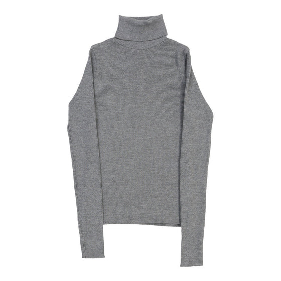 Dolce & Gabbana Rollneck - XL Grey Merino Wool Blend