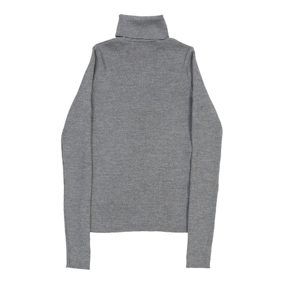 Dolce & Gabbana Rollneck - XL Grey Merino Wool Blend