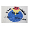 Karl Lagerfeld Spellout T-Shirt - XS White Cotton