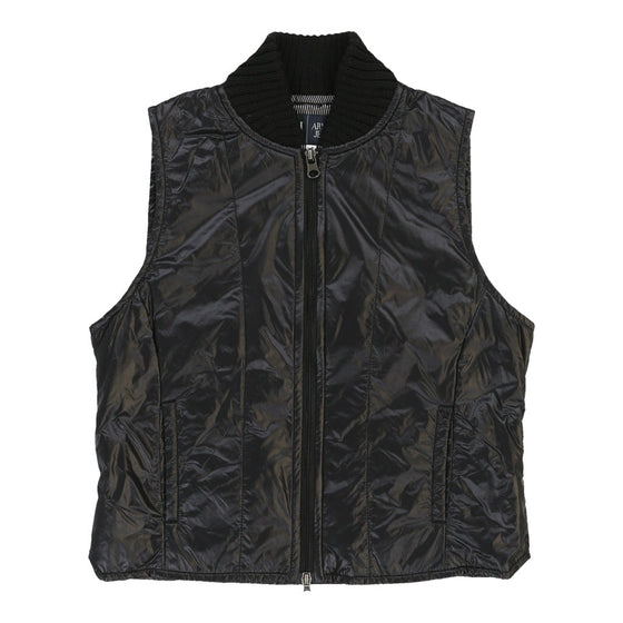 Armani Jeans Gilet - Small Black Polyester