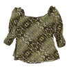 Just Cavalli Blouse - Small Green Cotton