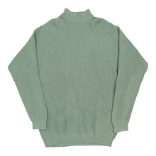  Vintage green Byblos 1/4 Zip - mens xx-large