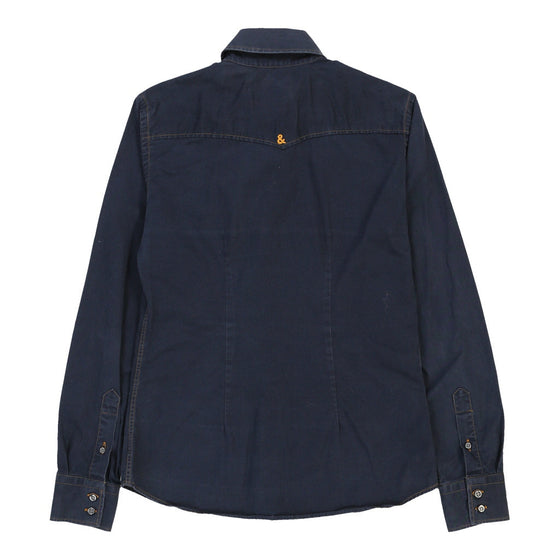 Dolce & Gabbana Denim Shirt - Small Navy Cotton