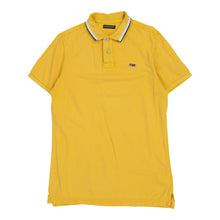  Vintage yellow Napapijri Polo Shirt - mens large