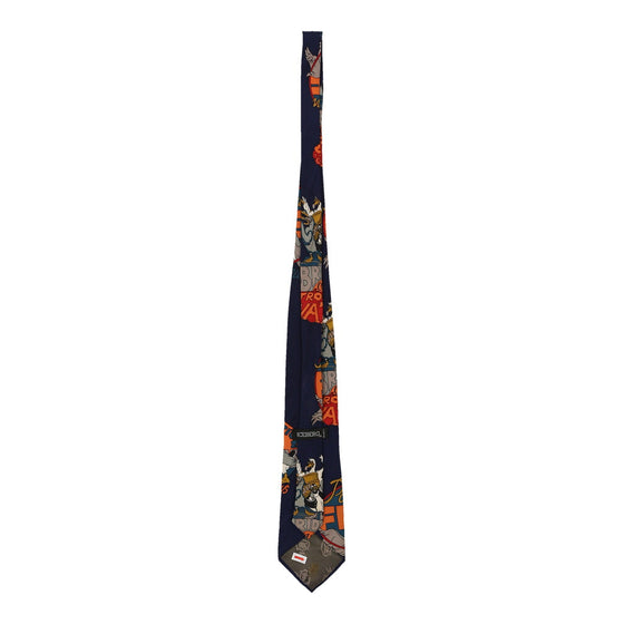 Vintage navy Iceberg Tie - mens no size