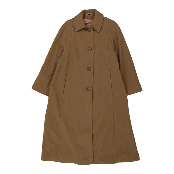 Aquascutum Overcoat - Large Brown Virgin Wool