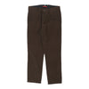 Prada Trousers - 30W UK 10 Brown Cotton