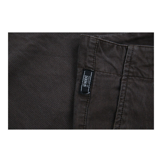 Vintage brown Armani Trousers - mens 36" waist