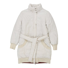  Age 14 Dolce & Gabbana Spellout Puffer - Medium White Polyester Blend