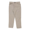 Age 10-11 Armani Jeans Trousers - 26W 25L Beige Cotton