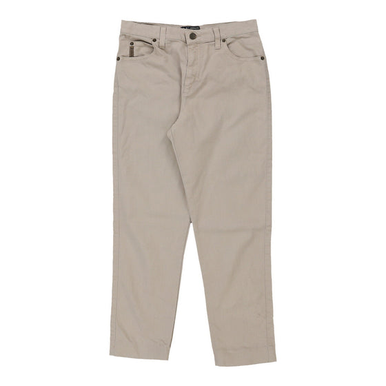 Age 10-11 Armani Jeans Trousers - 26W 25L Beige Cotton