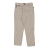 Age 10-11 Armani Jeans Trousers - 26W 25L Beige Cotton