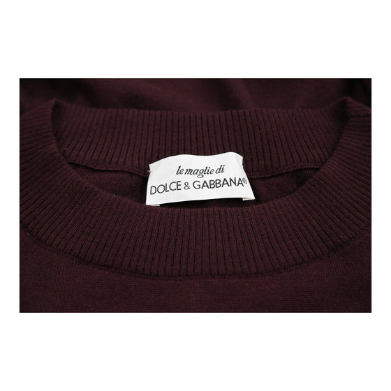 Dolce & Gabbana Jumper Dress - Large Red Wool