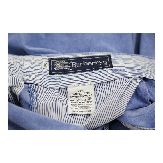 Vintage blue Burberry Trousers - mens 38" waist