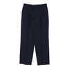 Valentino Trousers - 35W 32L Navy Wool