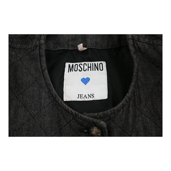 Moschino Jacket - Large Grey Cotton