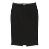 Richmond Midi Skirt - 30W UK 10 Black Virgin Wool