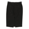 Richmond Midi Skirt - 30W UK 10 Black Virgin Wool