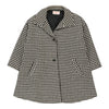 Byblos Oversized Coat - 2XL Black & White Wool