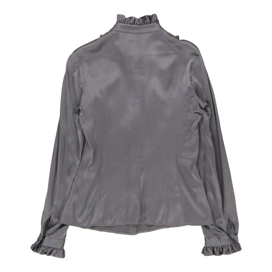 Emporio Armani Blouse - Medium Grey Silk Blend