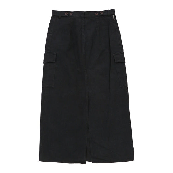 Armani Skirt - 30W UK 10 Black Cotton