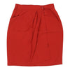 Kenzo Skirt - 29W UK 10 Red Viscose Blend