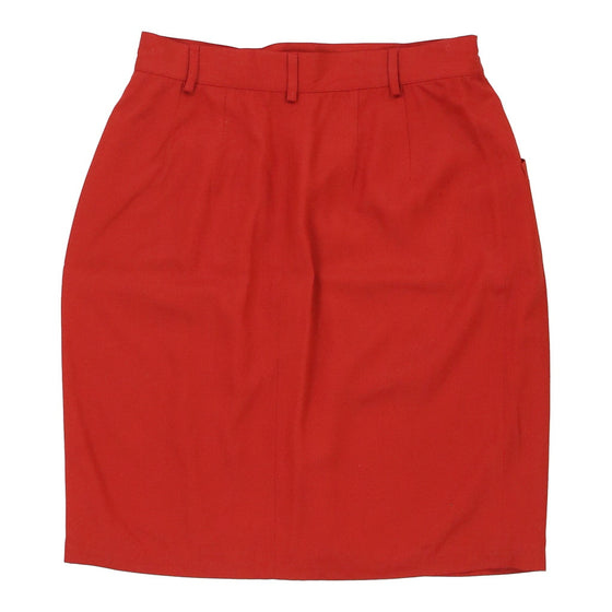 Kenzo Skirt - 29W UK 10 Red Viscose Blend