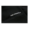 Karl Lagerfeld Spellout Hoodie - Small Black Cotton