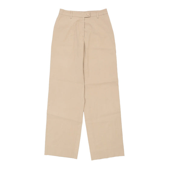 Prada Trousers - 28W UK 8 Beige Cotton