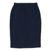 Emilio Pucci Midi Skirt - Medium Navy Polyester Blend