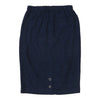 Emilio Pucci Midi Skirt - Medium Navy Polyester Blend