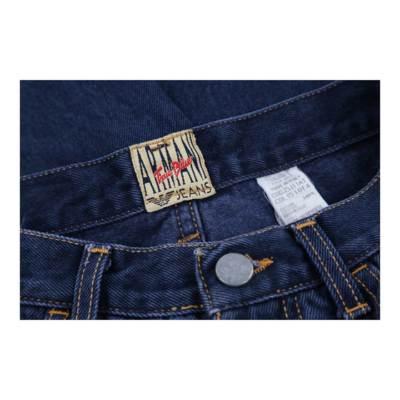 True Blue Armani Jeans - 26W UK 8 Dark Wash Cotton