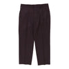 Vintage burgundy Versus By Versace Trousers - mens 39" waist