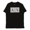 Armani Exchange Slim Fit T-Shirt - Small Black Cotton Blend