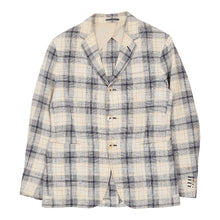  Fendi Checked Blazer - Large Beige Cotton Blend